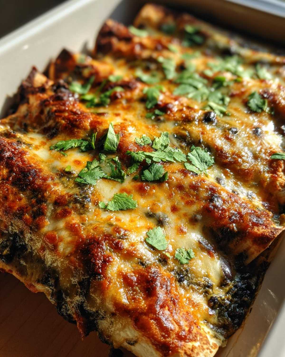 Spinach Enchiladas - detail 3
