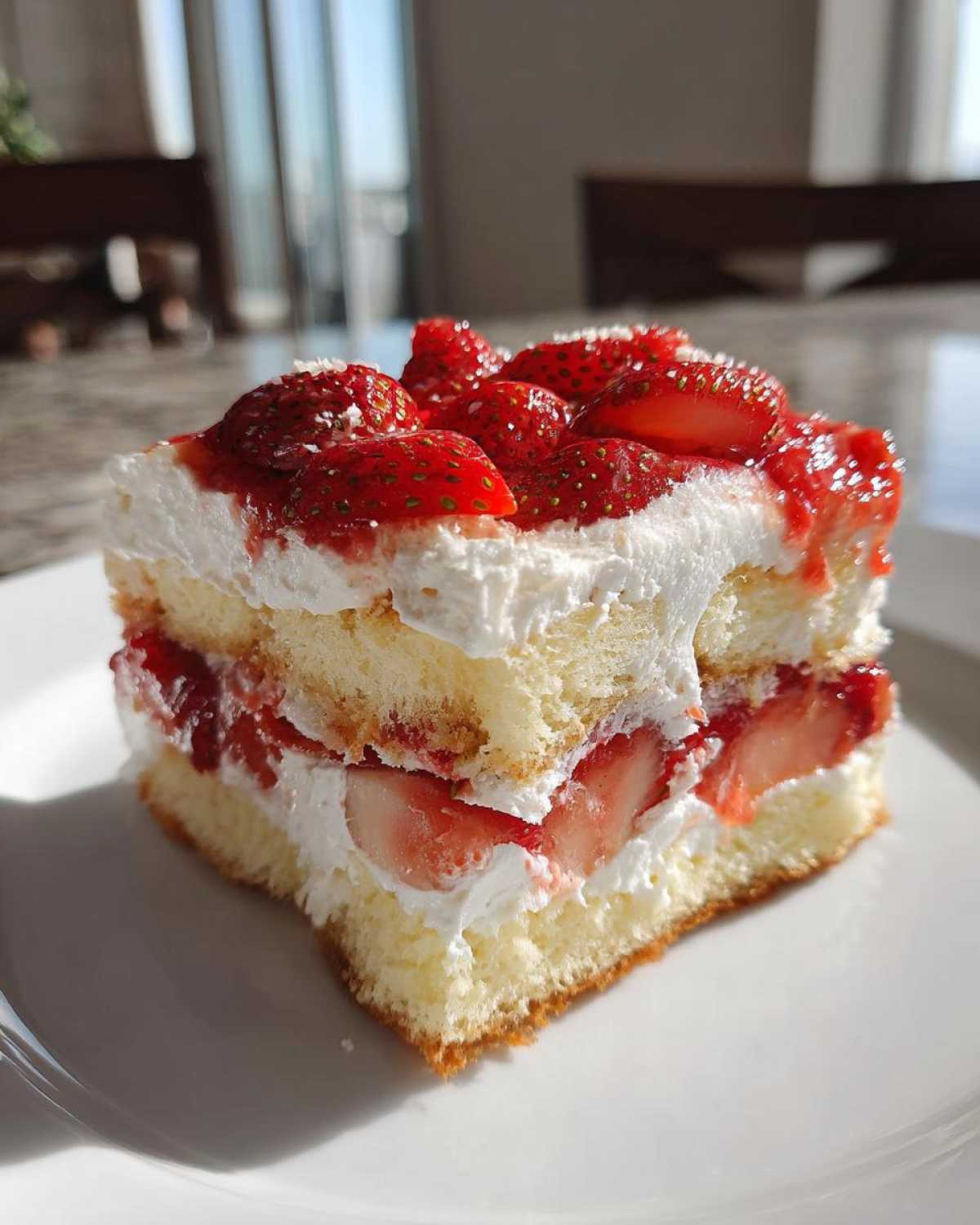 Strawberries & Cream Tiramisu - detail 1