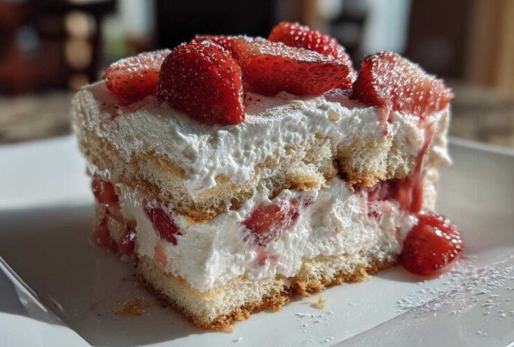 Strawberries & Cream Tiramisu