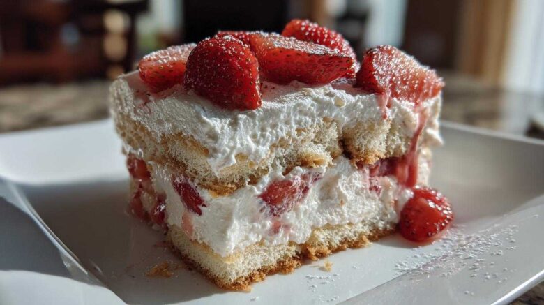 Strawberries & Cream Tiramisu