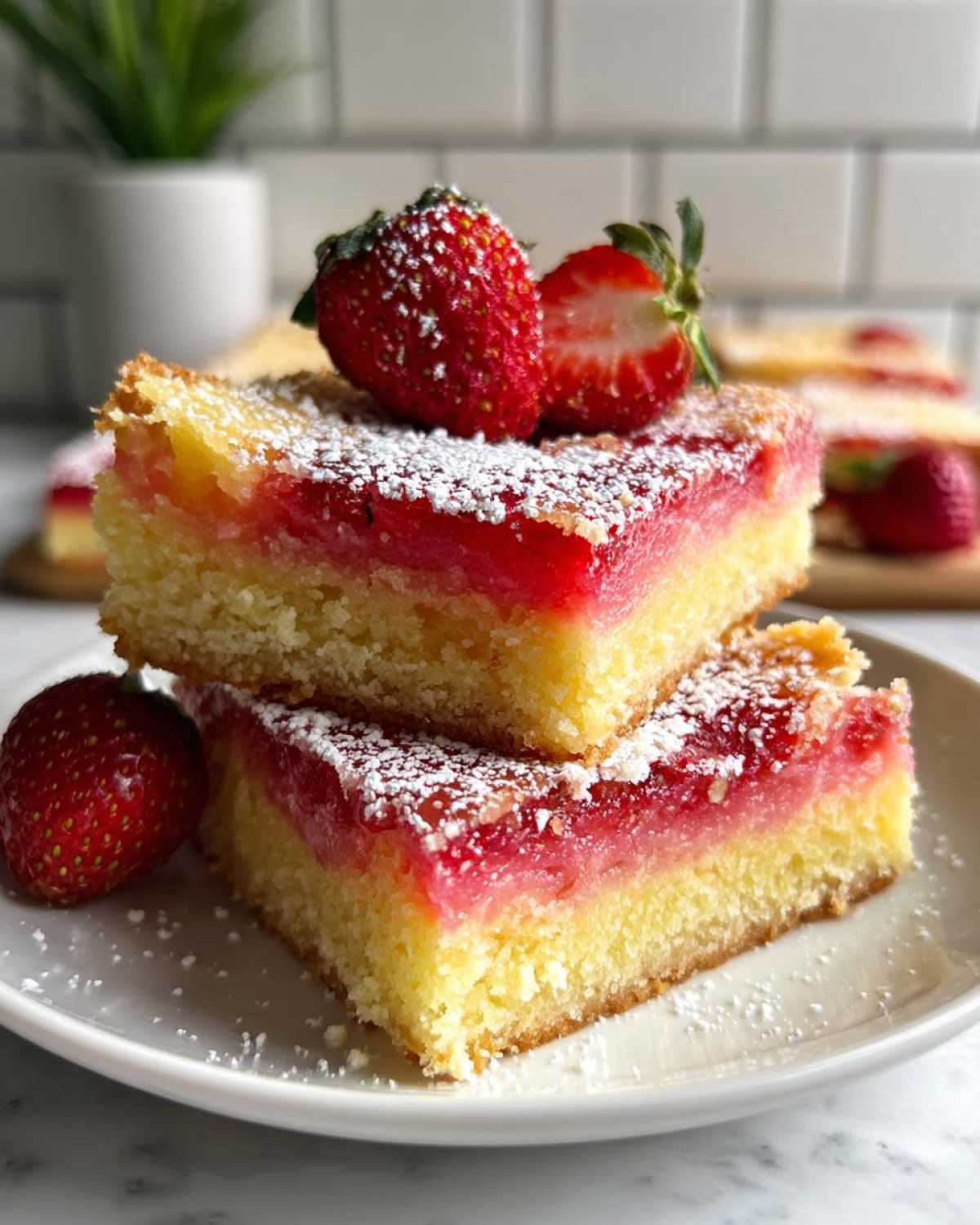 Strawberry Lemonade Bars - detail 2
