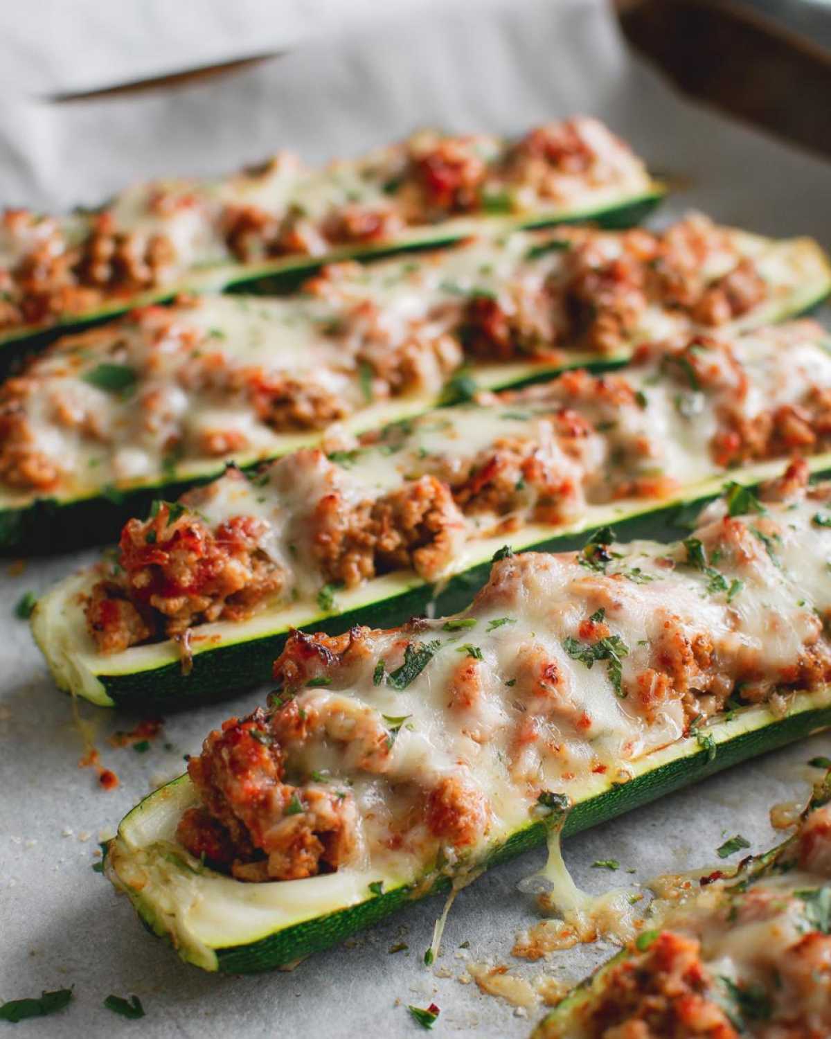 Stuffed Zucchini Boats - detail 4
