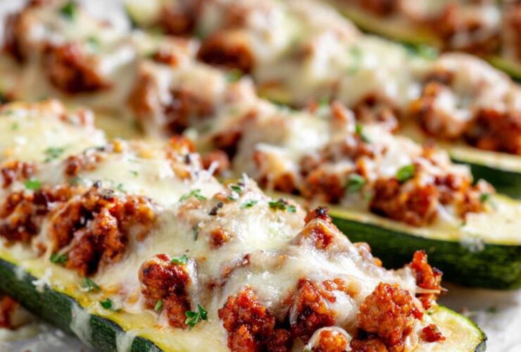 Stuffed Zucchini Boats