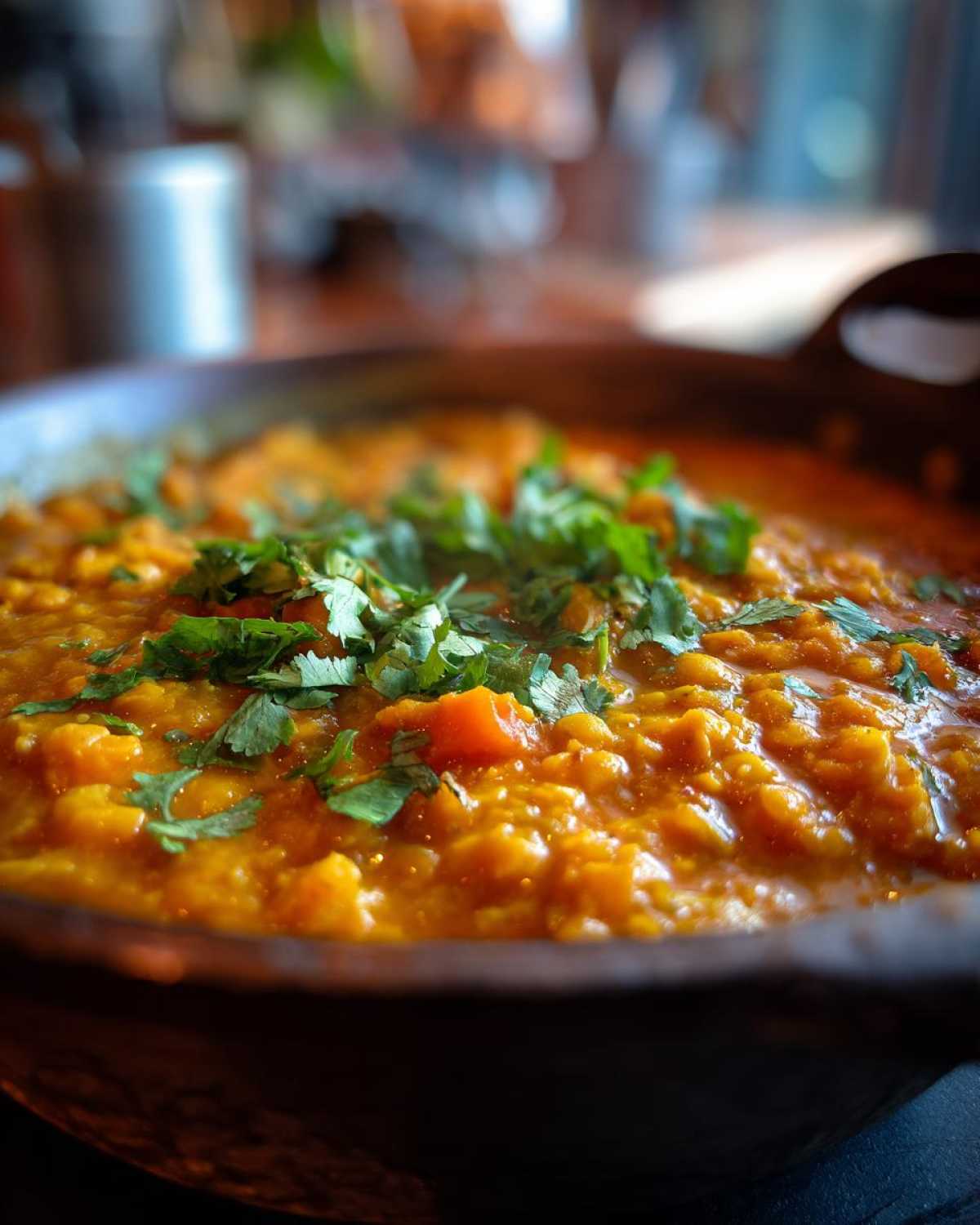 Vegan Lentil Curry - detail 2