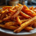 Air Fryer Sweet Potato Fries with a Spiced Twist