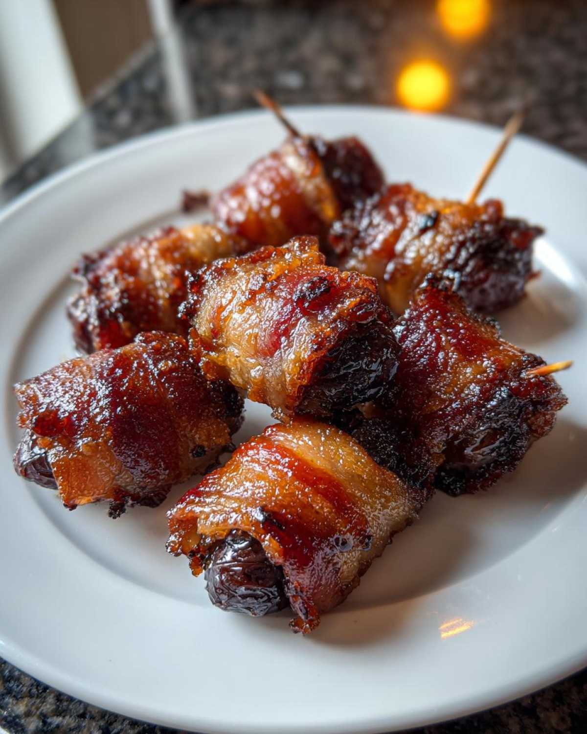 Bacon-Wrapped Dates (Sweet & Savory Party Bites) - detail 4