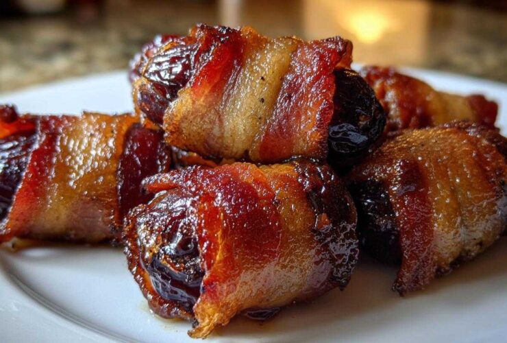 Bacon-Wrapped Dates (Sweet & Savory Party Bites)