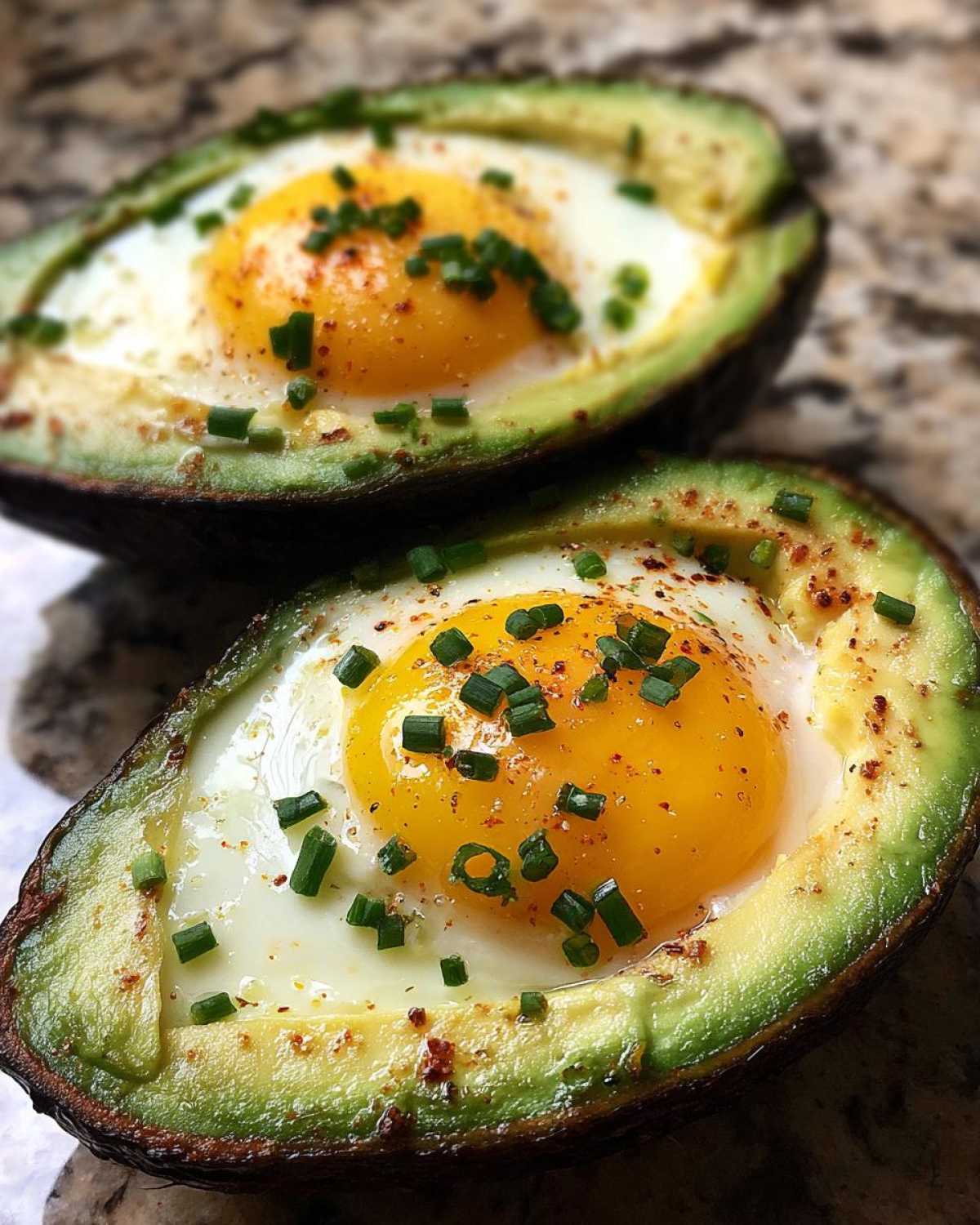 Baked Eggs in Avocado for a Low-Carb Breakfast - detail 1
