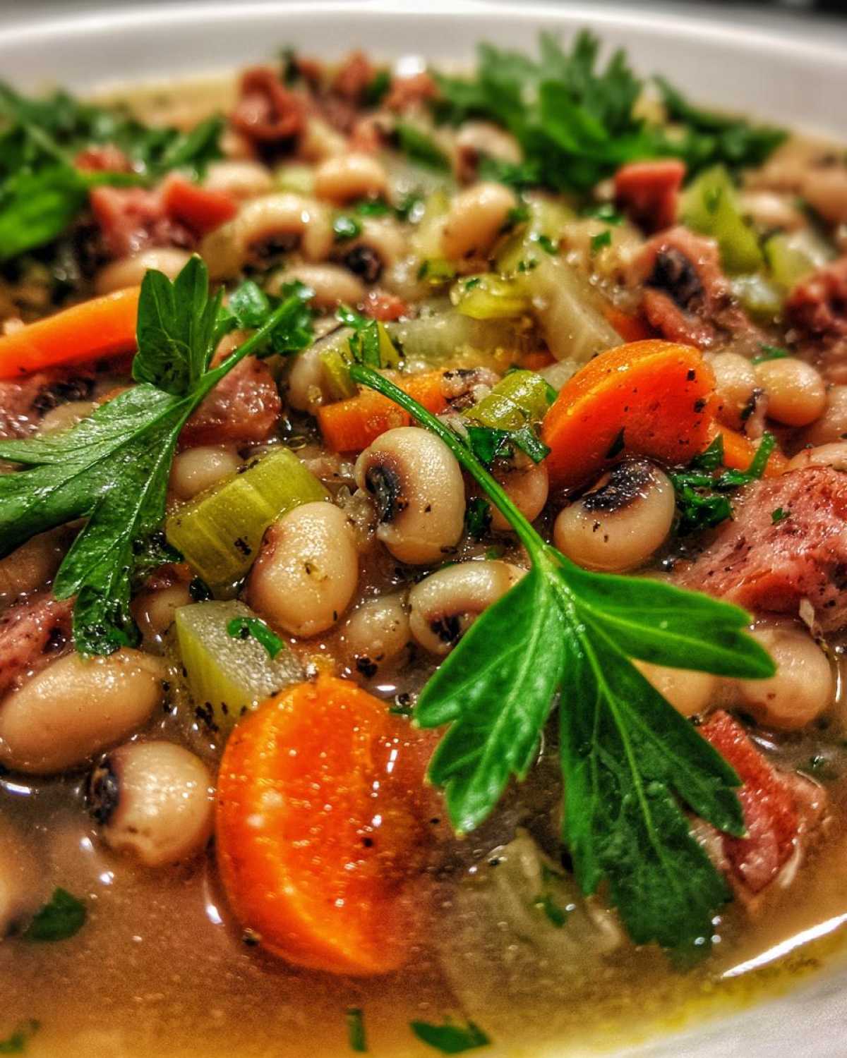 Black-Eyed Pea Soup (A New Year’s Tradition Reimagined) - detail 1