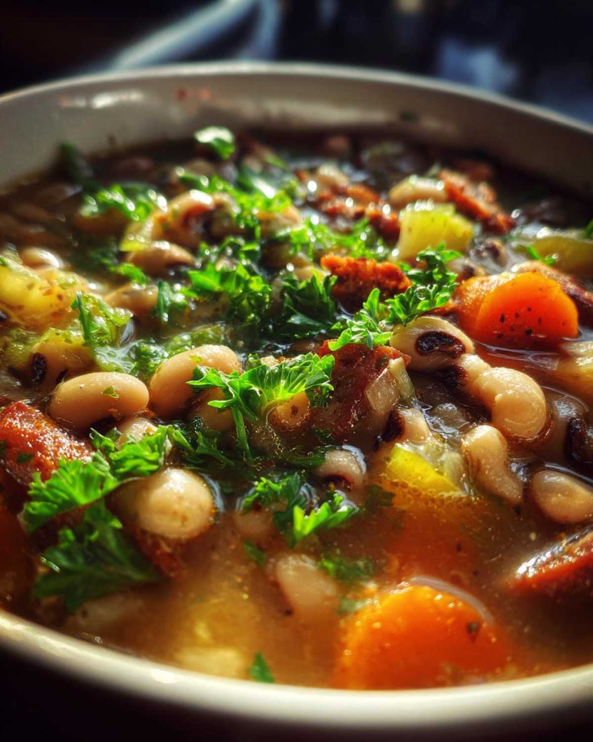 Black-Eyed Pea Soup (A New Year’s Tradition Reimagined) - detail 2