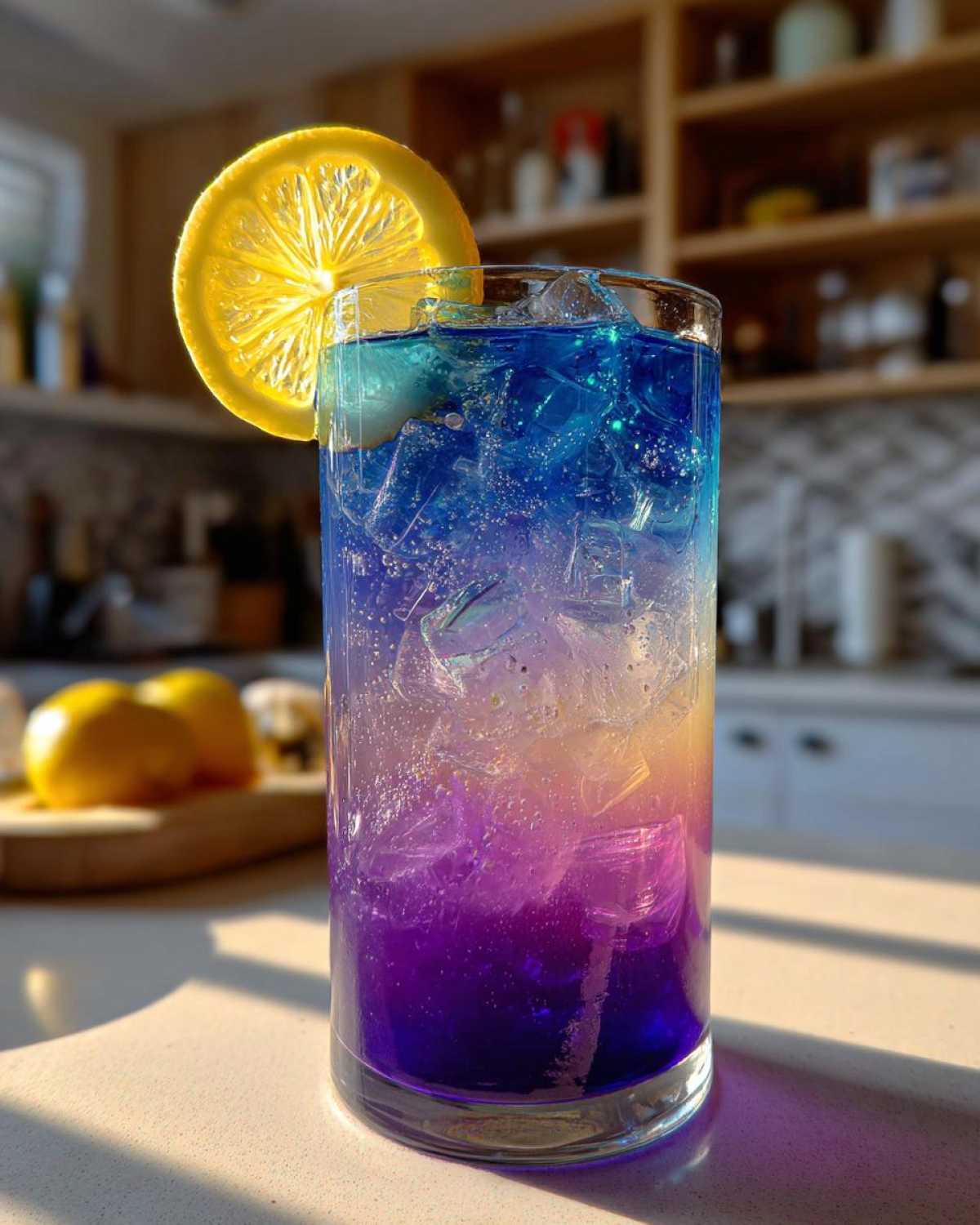 Butterfly Pea Flower Iced Tea (Color-Changing Magic) - detail 1