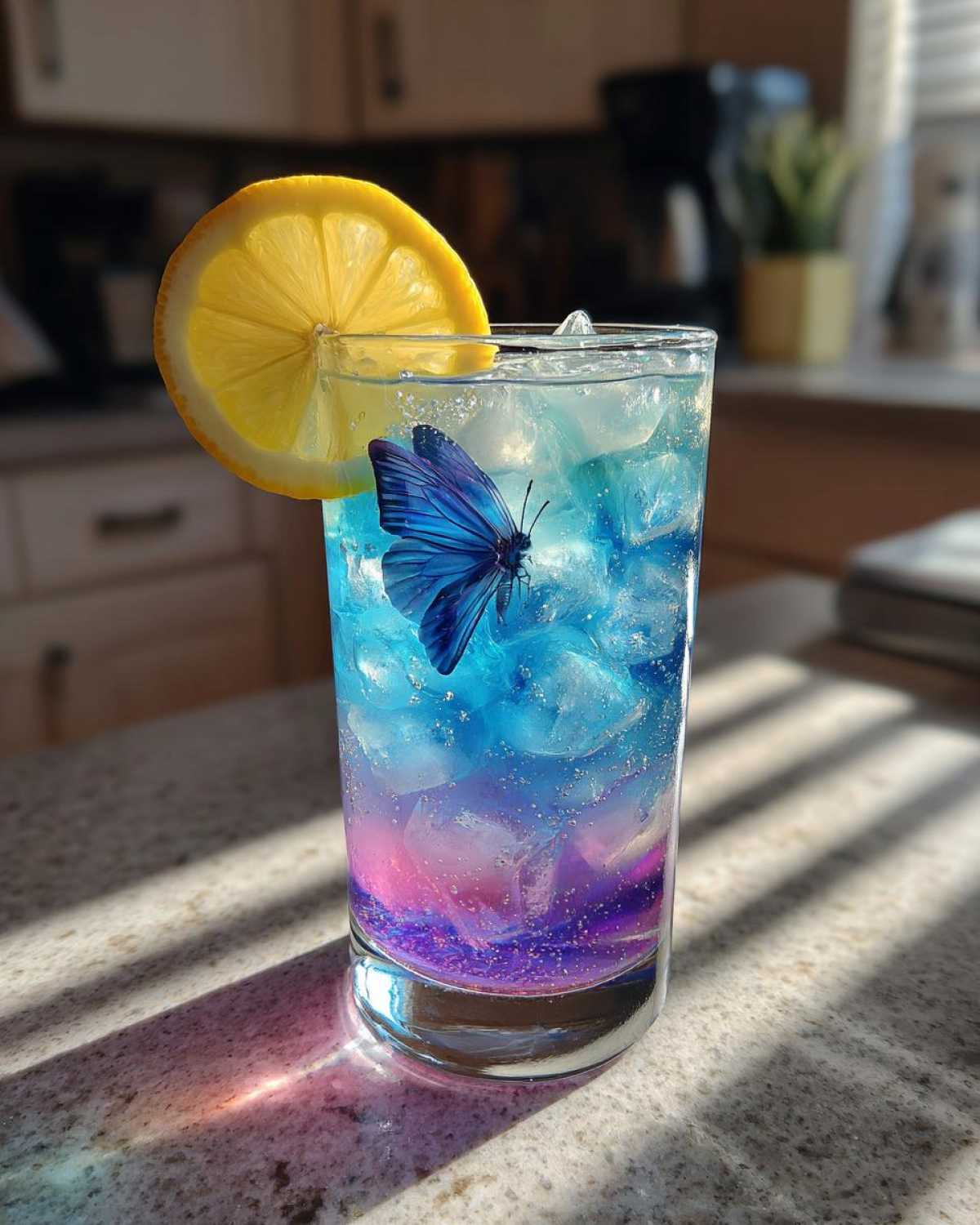 Butterfly Pea Flower Iced Tea (Color-Changing Magic) - detail 2