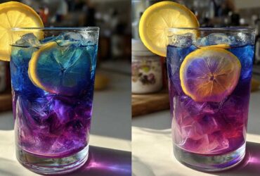 Butterfly Pea Flower Iced Tea (Color-Changing Magic)