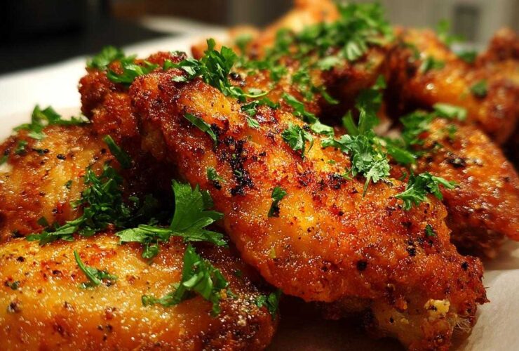 Cacio e Pepe Chicken Wings
