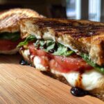 Caprese Panini with Balsamic Glaze (Cafe-Style at Home)