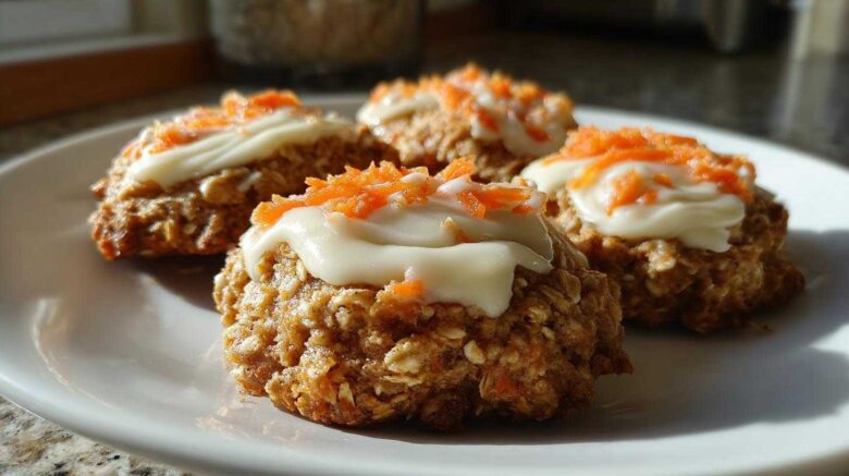 Carrot Cake Oatmeal Cookies (Easter Bunny Approved)