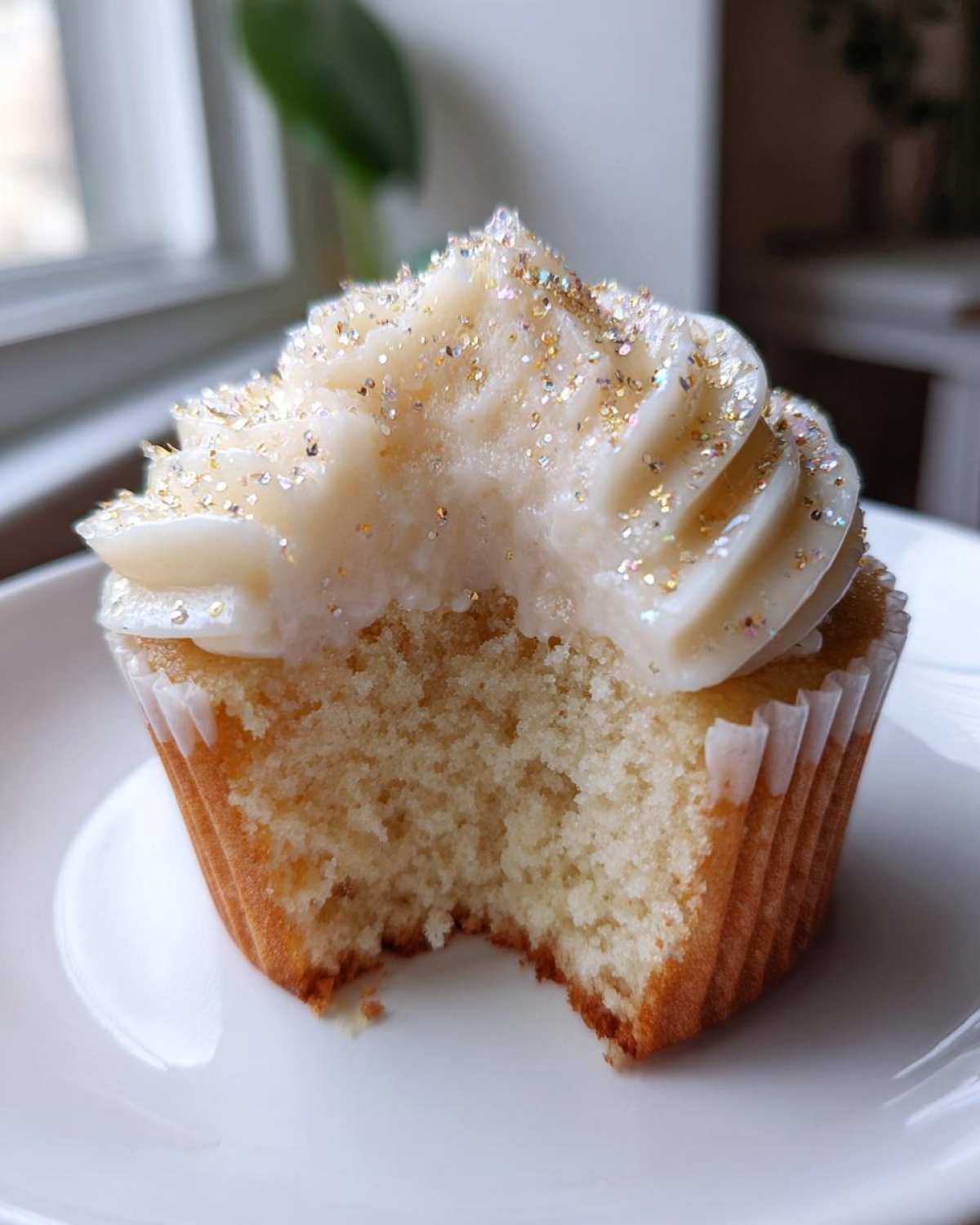 Champagne Cupcakes with Sparkling Frosting - detail 2
