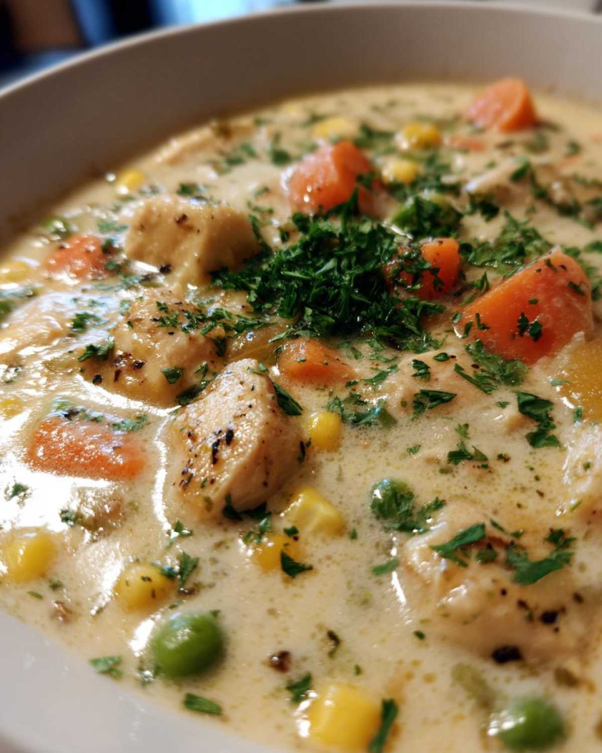 Chicken Pot Pie Soup (Comfort in a Bowl) - detail 2