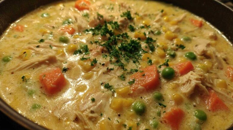 Chicken Pot Pie Soup (Comfort in a Bowl)