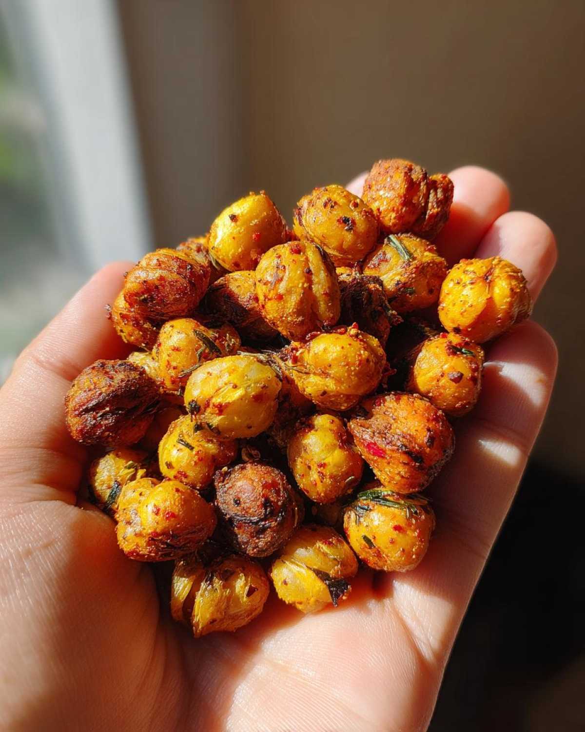 Chili Lime Roasted Chickpeas for Crunchy Munching - detail 3