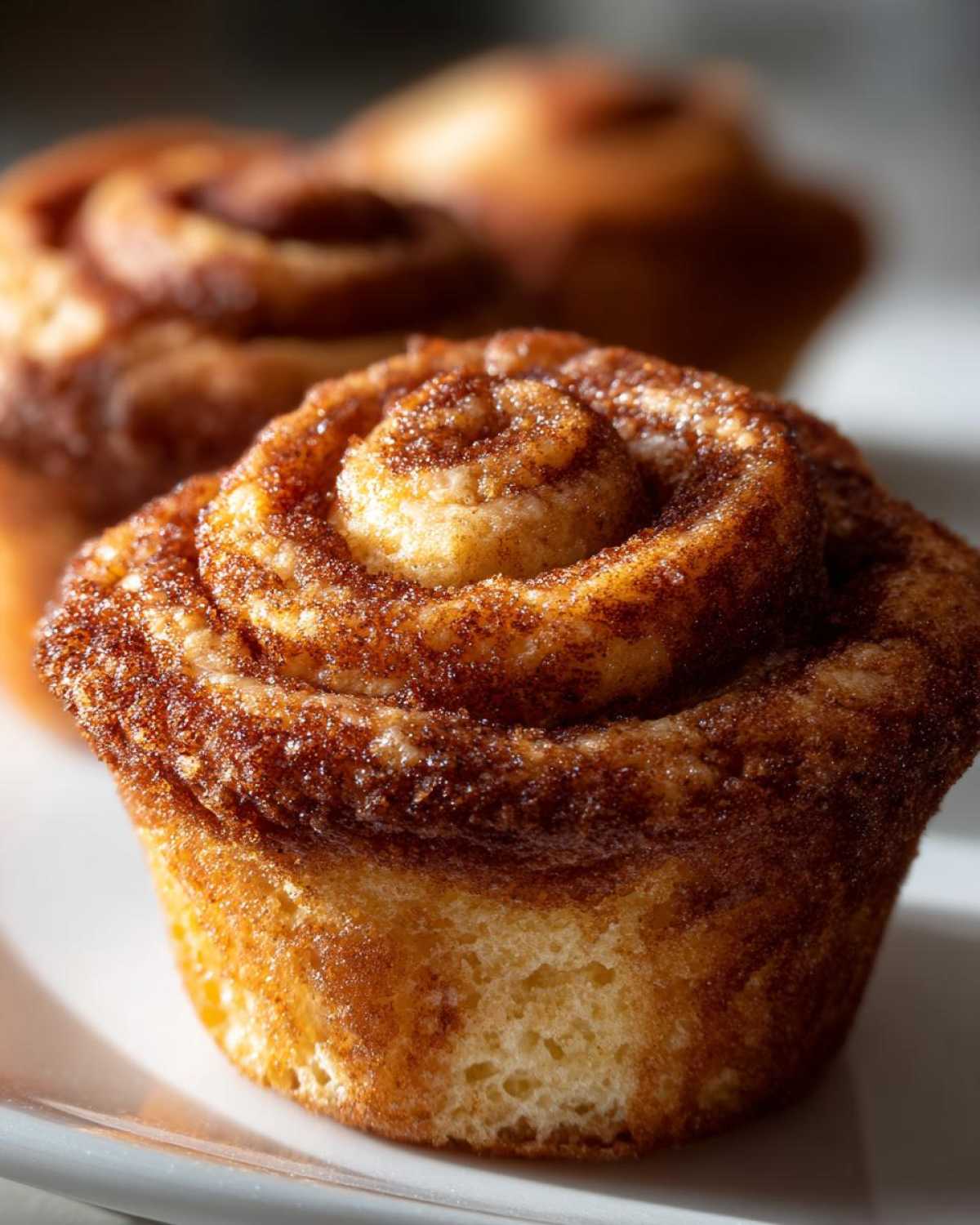 Cinnamon Roll Muffins with Gooey Centers - detail 4