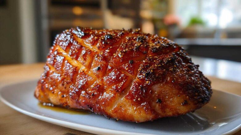 Cranberry Orange Glazed Ham (Holiday Centerpiece)