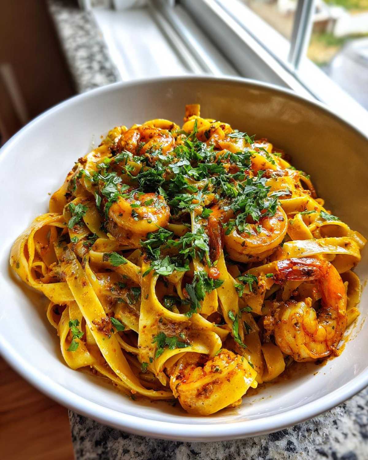 Creamy Cajun Shrimp Pasta with a Kick - detail 1