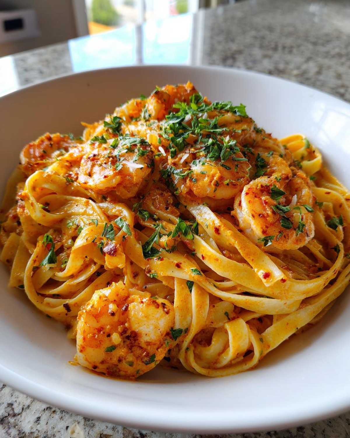 Creamy Cajun Shrimp Pasta with a Kick - detail 2