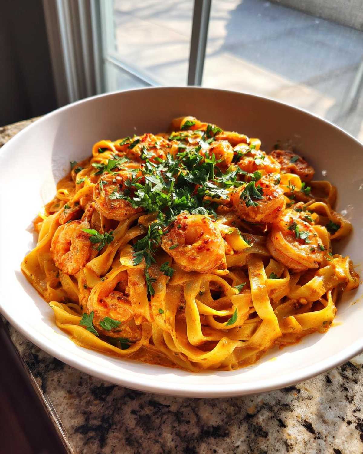 Creamy Cajun Shrimp Pasta with a Kick - detail 3
