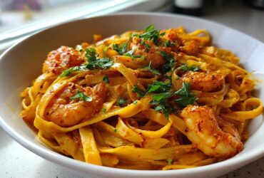 Creamy Cajun Shrimp Pasta with a Kick
