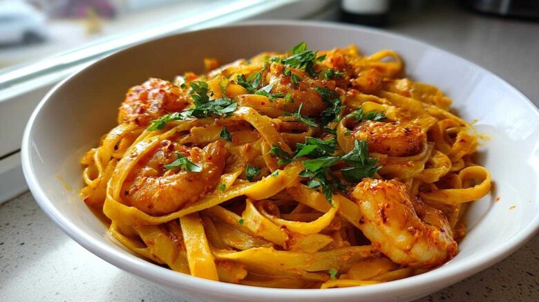 Creamy Cajun Shrimp Pasta with a Kick