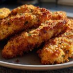 Crispy Baked Chicken Tenders with a Secret Coating