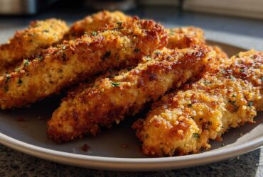 Crispy Baked Chicken Tenders with a Secret Coating