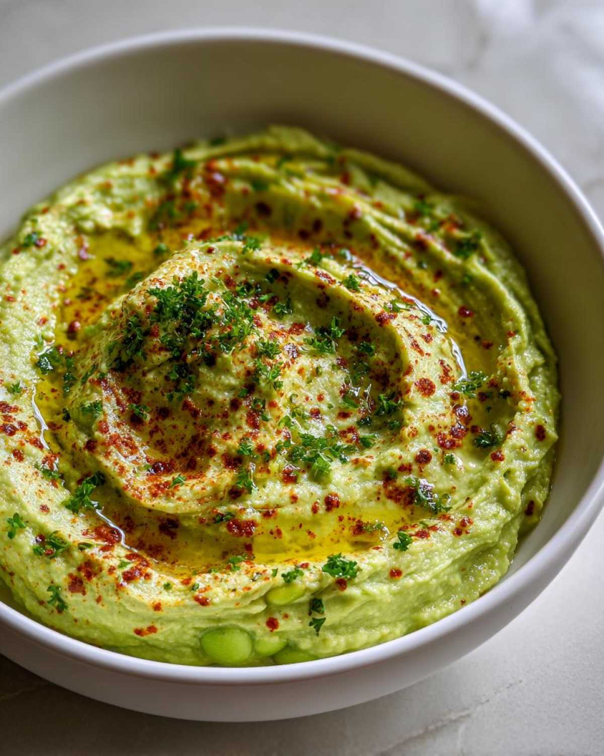 Edamame Hummus (Protein-Packed Snack Dip) - detail 1