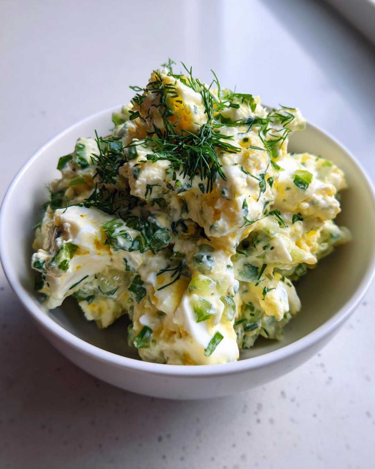 Egg Salad with a Crunchy Twist (Pickle Lovers Rejoice) - detail 2