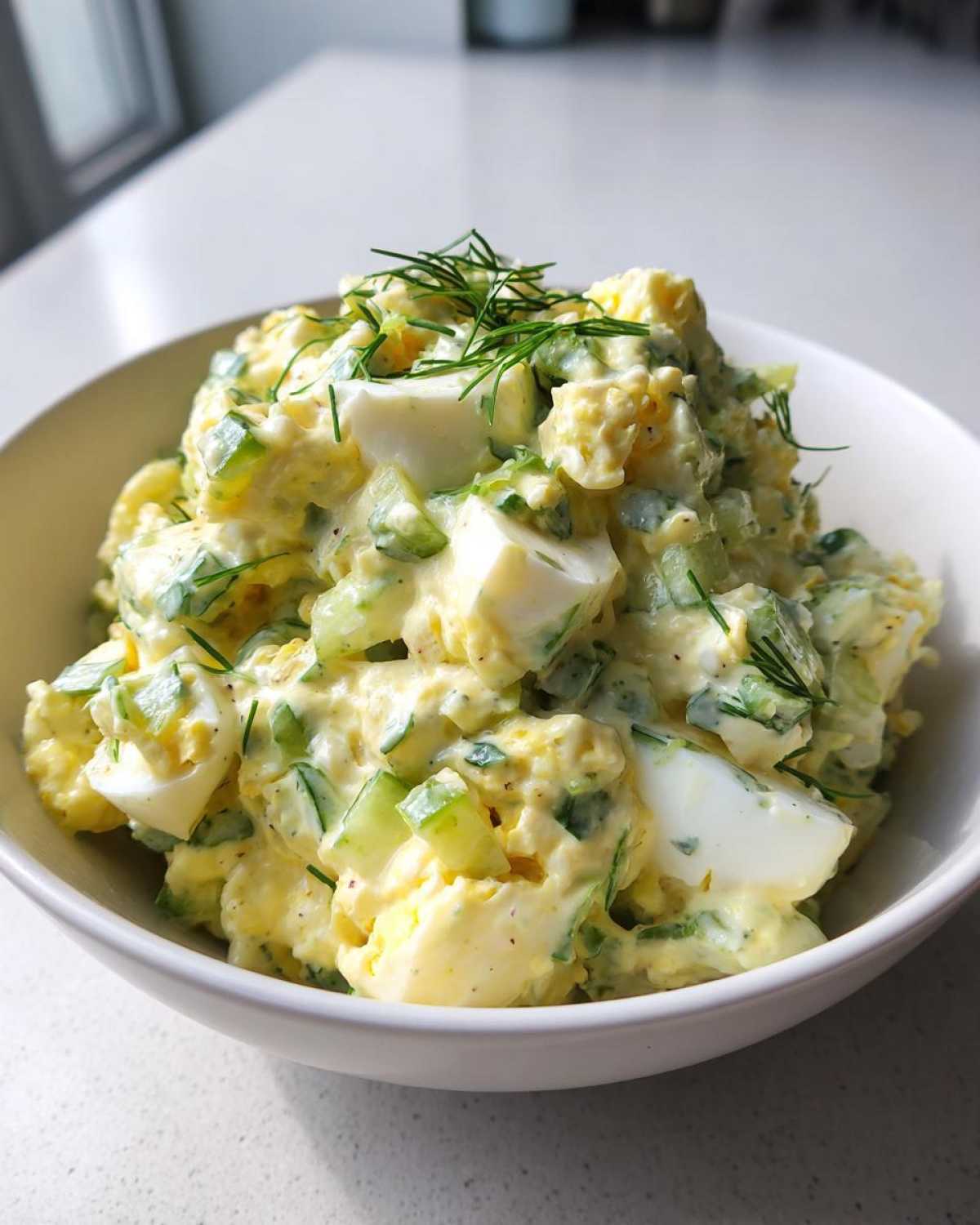 Egg Salad with a Crunchy Twist (Pickle Lovers Rejoice) - detail 3