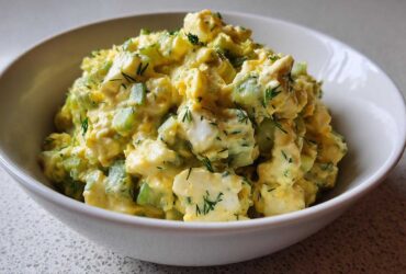 Egg Salad with a Crunchy Twist (Pickle Lovers Rejoice)