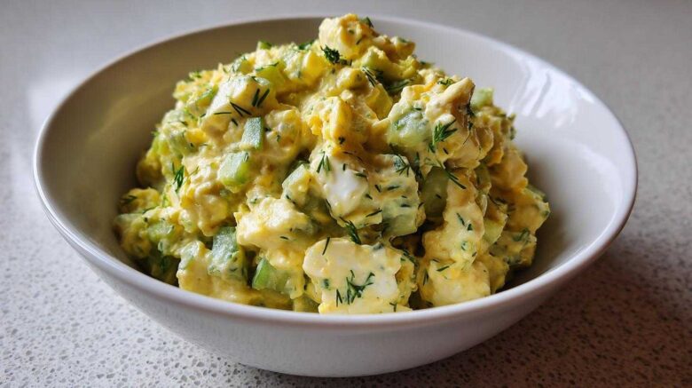 Egg Salad with a Crunchy Twist (Pickle Lovers Rejoice)
