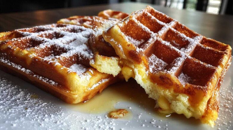 Fluffiest Buttermilk Waffles with a Crispy Secret