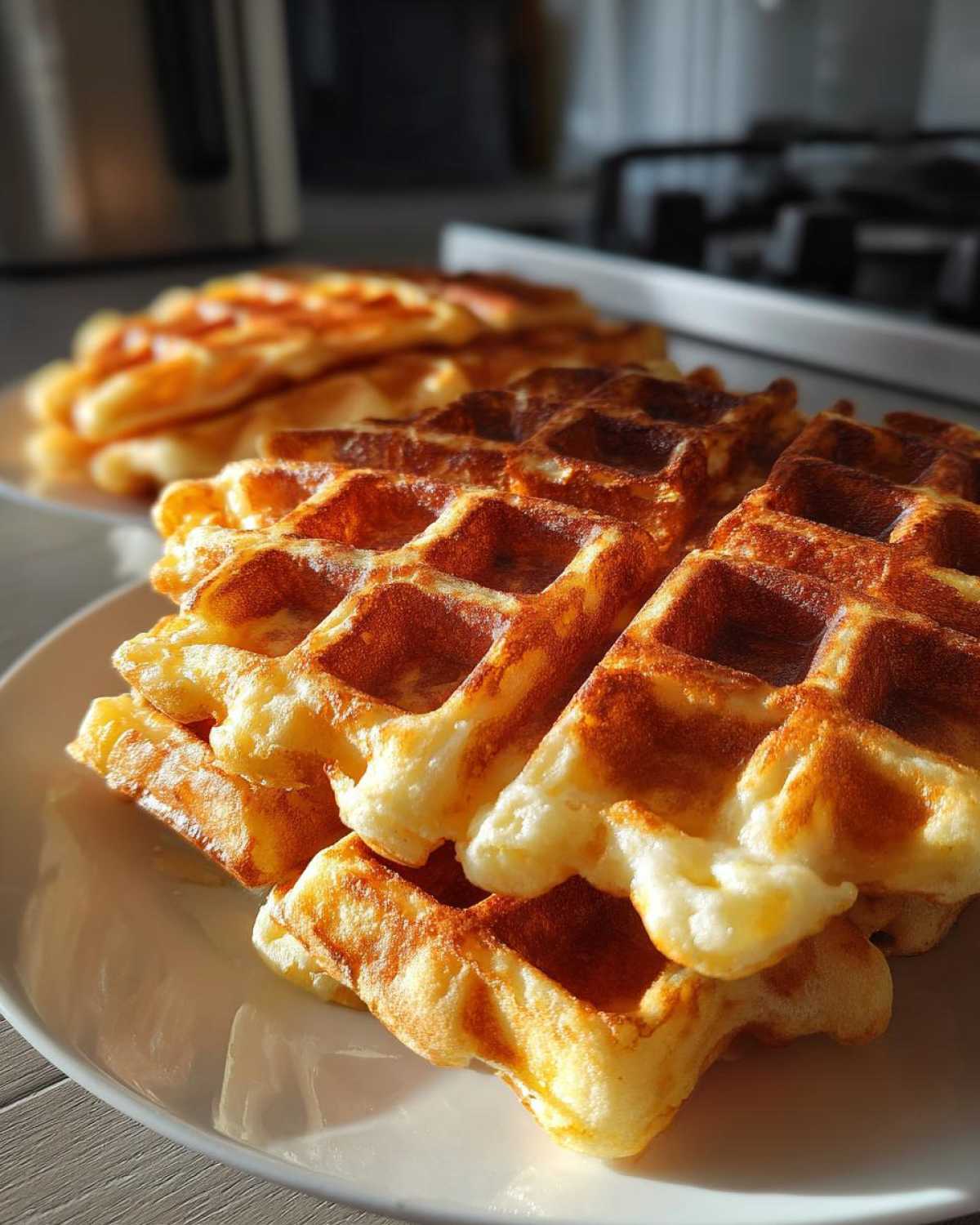 Fluffy Buttermilk Waffles with a Crispy Secret - detail 1