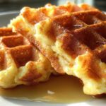 Fluffy Buttermilk Waffles with a Crispy Secret