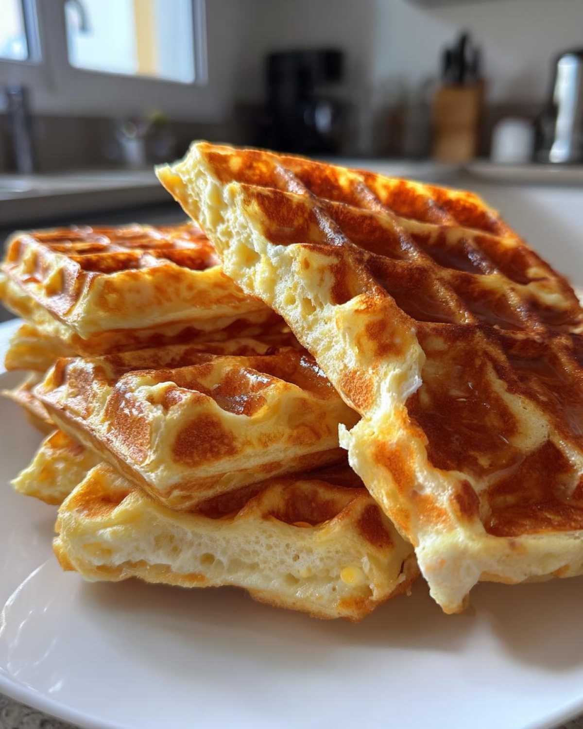 Fluffy Buttermilk Waffles with a Crispy Secret - detail 3