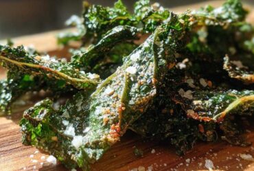 Garlic Parmesan Kale Chips That Actually Satisfy