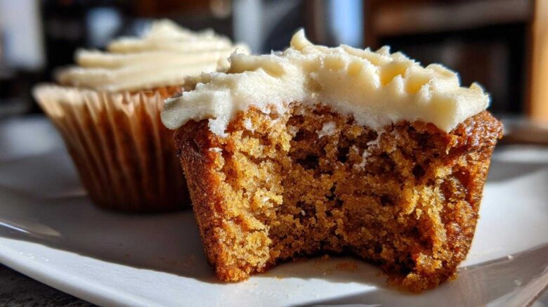 Gingerbread Latte Cupcakes with Cream Cheese Frosting