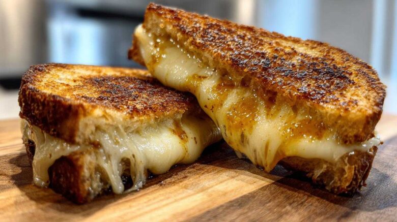 Grilled Cheese Sandwich with a Grown-Up Twist (Secret Ingredient!)