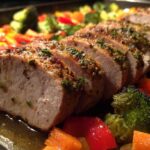 Herb-Crusted Sheet Pan Pork Tenderloin & Veggies