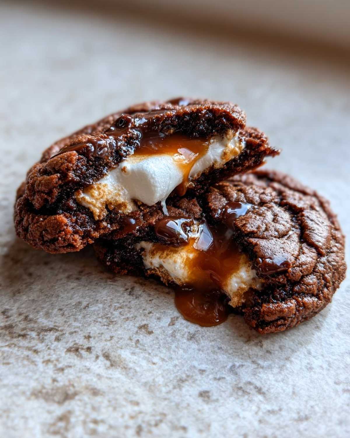Hot Chocolate Cookies with Melty Marshmallow Centers - detail 4