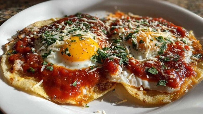 Huevos Rancheros with a Quick Salsa Hack