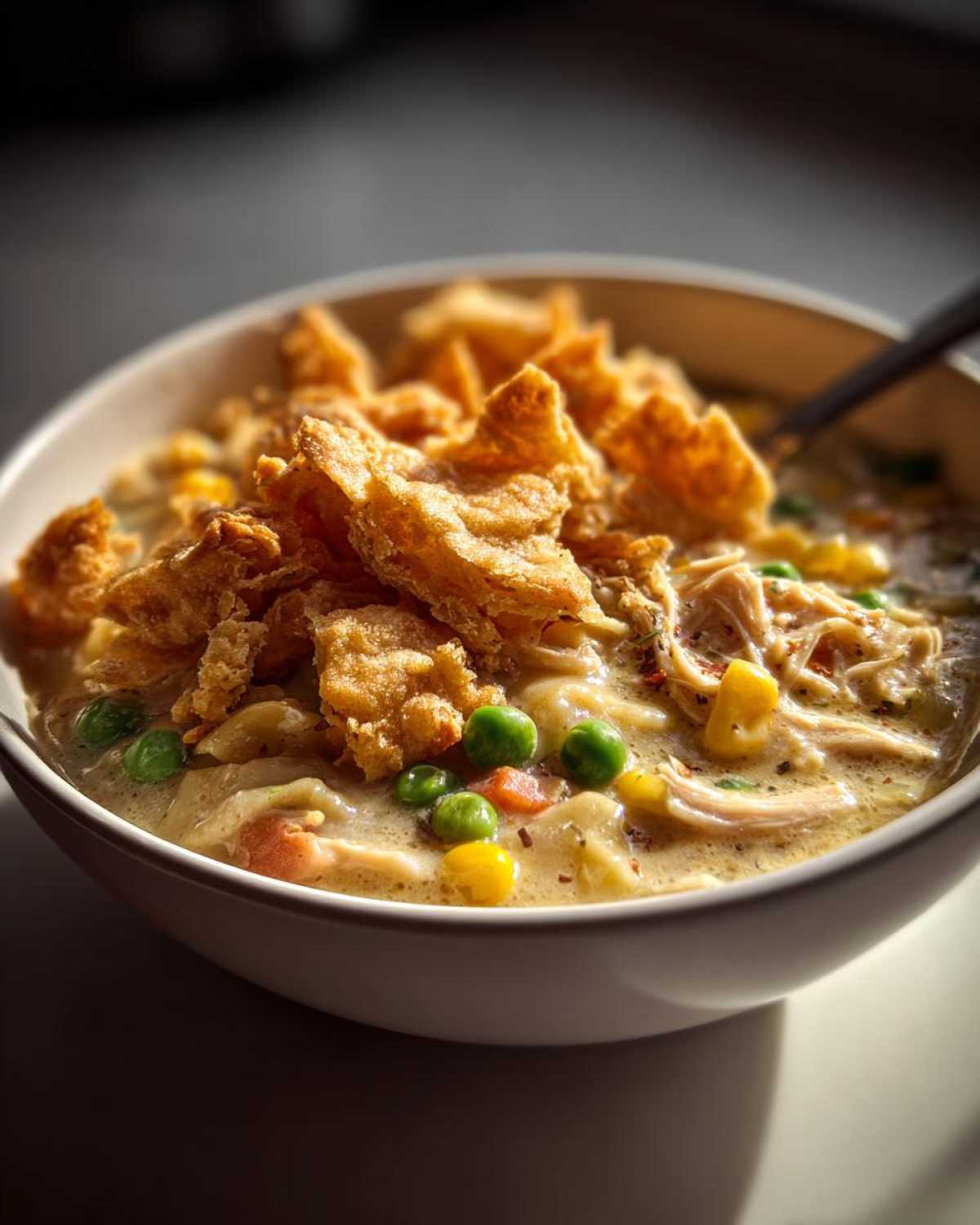 Leftover Turkey Pot Pie Soup (Cozy Day-After Meal) - detail 1