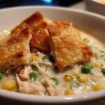 Leftover Turkey Pot Pie Soup (Cozy Day-After Meal)